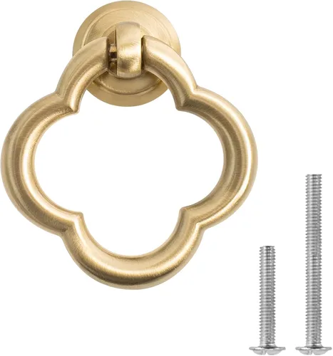 Miniatura 11 de Pomos de Armario Pomos de Gabinete Tiradores de Cajón, Pomos de Aleación de Zinc Negro para Tocador, Pomos de Armario para Cocina, Baño (Estilo F-2)