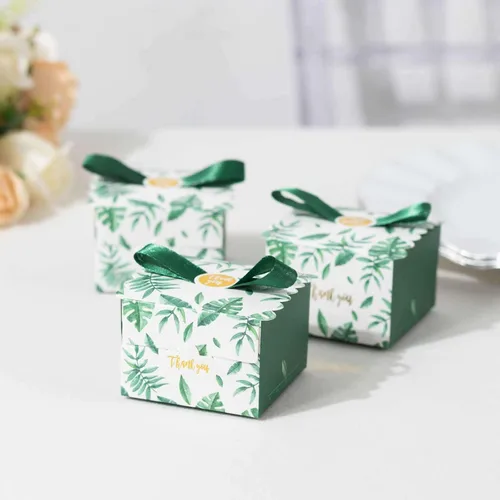 Miniatura 13 de Efavormart - 25 cajas de dulces con estampado de encaje con estampado de mariposa plateada, elegantes cajas de regalo con forma de mariposa