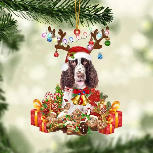 Miniatura 77 de Nazenti Adorno de Navidad personalizado de reno de Alaskan Malamute – Adorno de perro personalizado para amantes de las mascotas, acrílico plano