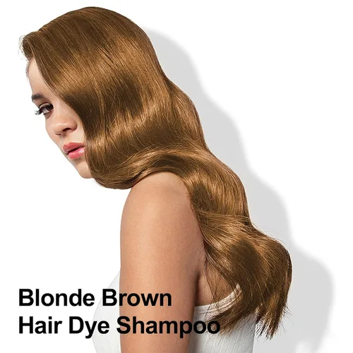 Miniatura 5 de Champú Tinte para Cabello 3 en 1, Tinte para Cabello Rubio Castaño 16.9 FL Oz, Champú para Cabello, Champú de Color Semipermanente para Cabello