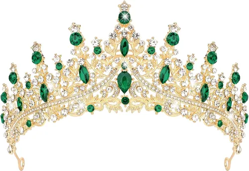 Miniatura 37 de CIEHER - Tiaras y coronas para mujeres y niñas - Regalos de corona para novia, boda, graduación, cumpleaños y Navidad