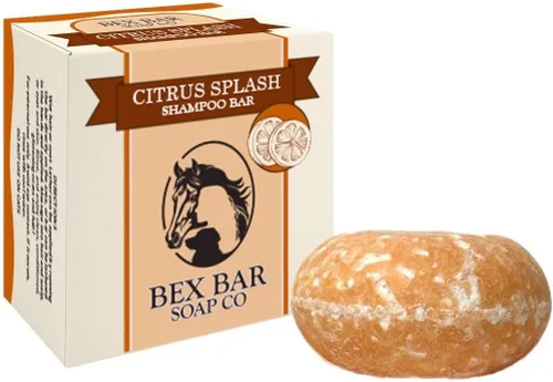 Kensington Protective Products BEX BAR - Barra de champú con proteína de agua de arroz y vitamina B5, 1 paquete, Citrus Splash de 3 onzas