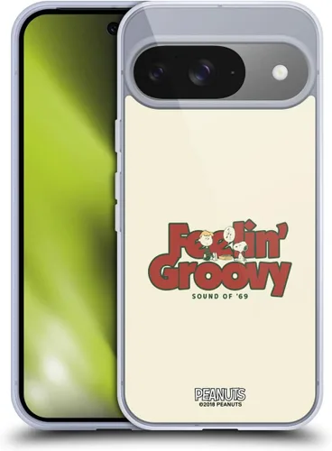 Miniatura 256 de Head Case Designs Funda de gel Woodstock 50th con licencia oficial de Peanuts Snoopy Guitar 1969 [protección de grado militar] compatible