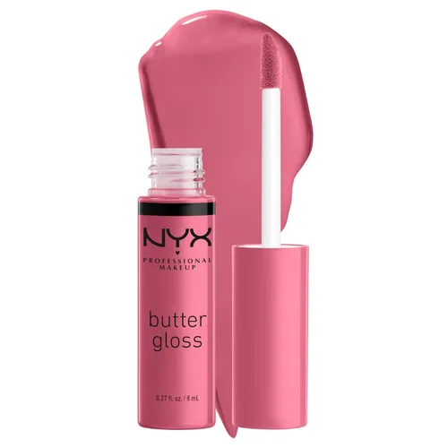 Miniatura 27 de NYX MAQUILLAJE PROFESIONAL Brillo de mantequilla, brillo de labios no pegajoso - crema brulée (natural)