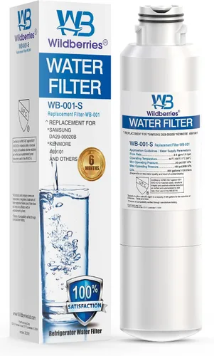 Wildberries DA29-00020B Reemplazo para filtro de agua Samsung DA97-08006A, RS25J500DSR, RF23J9011SG, RF23J9011SR/AA, RF263TEAESG, RS25J500DSG,
