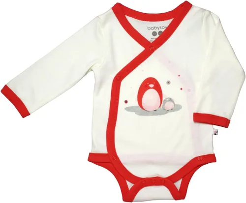 Miniatura 5 de Babysoy Kimono de algodón orgánico de manga larga Onesie Bodysuit