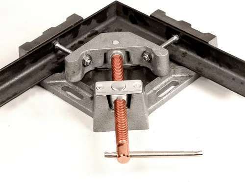 Miniatura 5 de Strong Hand Tools, Hierro fundido resistente, abrazadera de ángulo recto de 90 grados, abrazadera de esquina, mandíbula oscilante ajustable