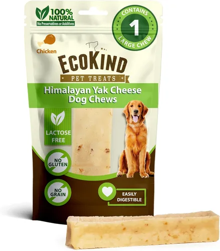 Miniatura 19 de EcoKind Premium Gold Yak Cheese - Masticables para perros del Himalaya, golosinas saludables para perros de todas las razas y tamaños, todo natural