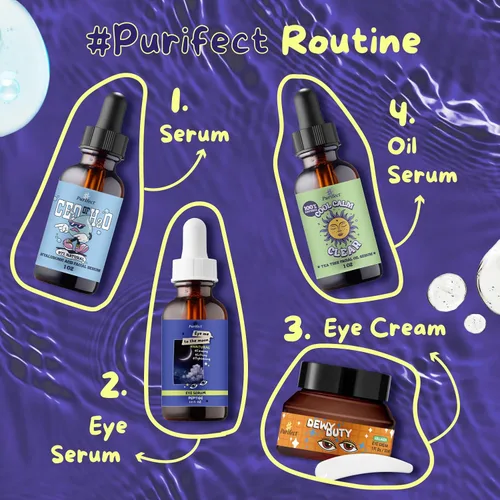 Miniatura 7 de Purifect Eye Me to the Moon Serum para mujeres y hombres, tratamiento de suero bajo los ojos con vitamina E, soporte antienvejecimiento, reafirmante