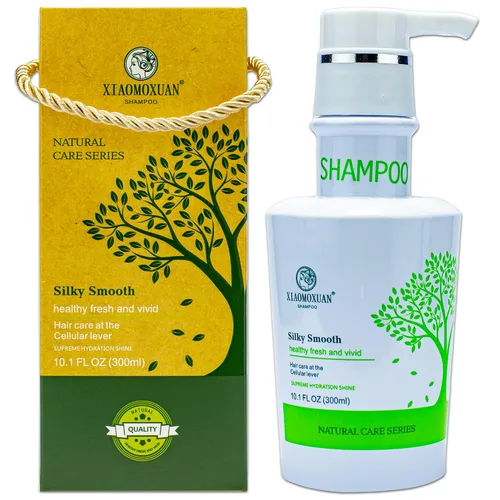 Miniatura 2 de Xiaomoxuan Juego de champú y acondicionador de árbol de té para cabello rizado, set de champú y acondicionador natural para el cabello, champú