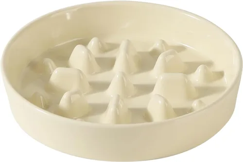 Miniatura 54 de Havniva Tazón de cerámica de 0.9 tazas para perros de alimentación lenta para perros pequeños, alimentador lento para mascotas de 6.1 pulgadas, 1 x