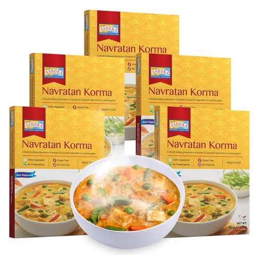 Miniatura 12 de Ashoka Comidas indias listas para comer desde 1930, 100% vegetariano Dal Makhani, comida india totalmente natural cocinada tradicionalmente, a base