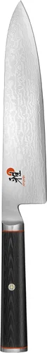 Miyabi Cuchillo de chef Kaizen de 8 pulgadas Negro con Red Accent