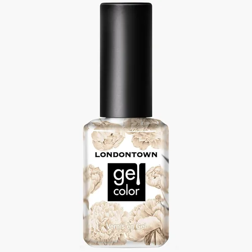 Miniatura 13 de LONDONTOWN Esmalte de uñas de gel UV/LED, de larga duración, resistente al astillado, color de alto brillo, marrón beige natural brillante, 0.4 fl