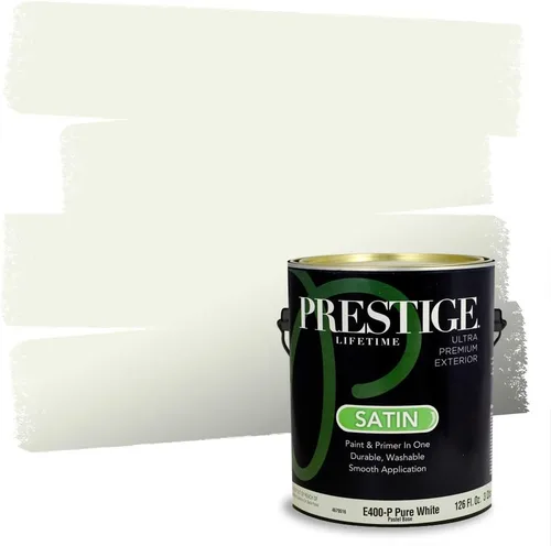 Miniatura 233 de PRESTIGE Pintura exterior e imprimación en uno, aloe, plano, 1 galón