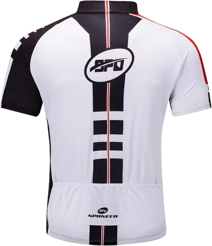 Miniatura 2 de sponeed - Jerséis de ciclismo para hombre, tops, camisas de ciclismo, manga corta, atuendo de ciclismo, chaqueta de ciclismo de cierre completo