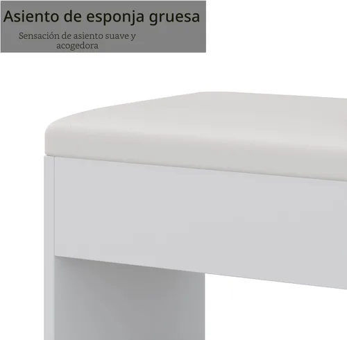 Miniatura 7 de Yanosaku Escritorio de tocador de 55 pulgadas de ancho, tocador de maquillaje con estación de carga, 15 cajones con espejo iluminado, 3 modos