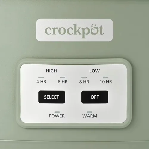 Miniatura 6 de Crock-Pot Olla de cocción lenta programable con tapa de cierre de 6 cuartos de galón para cocinar y transportar, color Moonshine Verde (Verde)