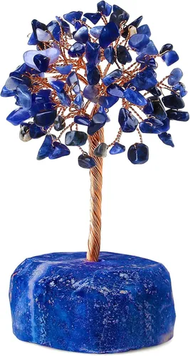 Miniatura 14 de QINJIEJIE Árbol de cristal de cuarzo rosa, cristales curativos, decoración de escritorio rosa, árbol de piedras preciosas naturales, base de alambre