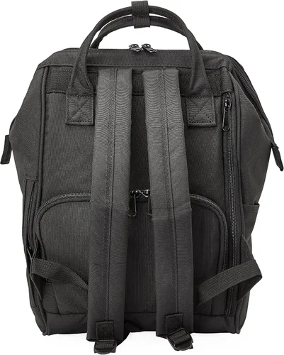 Miniatura 2 de Kah&Kee - Mochila de viaje de poliéster con función antirrobo, para laptop, para mujeres y hombres, Negro S