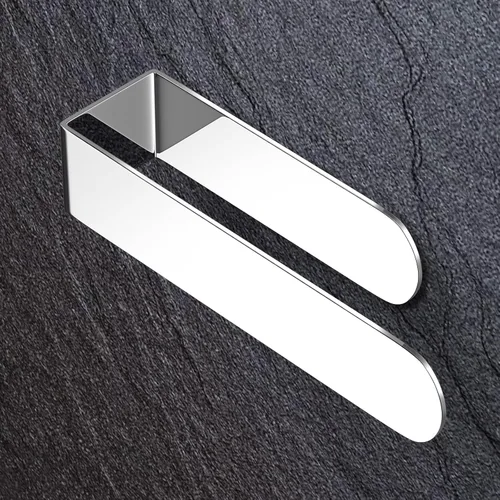 Miniatura 24 de HUFEEOH Paquete de 2 soportes adhesivos para toallas de mano, soporte adhesivo para toallas montado en la pared, soporte de toalla de cocina