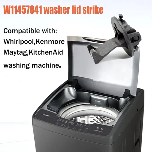 Miniatura 2 de Reemplazo de cerradura de tapa de lavadora Maytag - Piezas de cierre de puerta de lavadora Whirlpool W11457841 W11091027 4959179 AP6987306