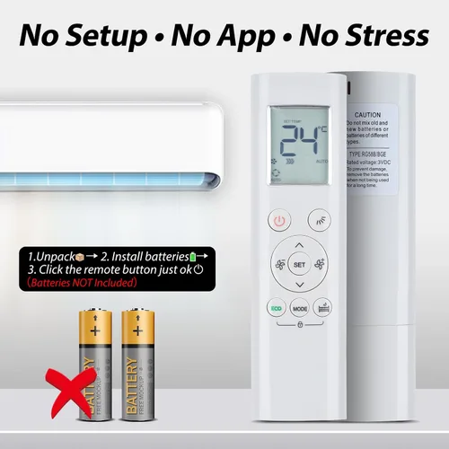 Miniatura 7 de RG58B/BGE Nuevo Reemplazo para Midea Aire Acondicionado Control Remoto