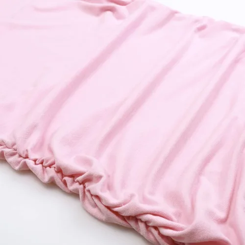 Miniatura 6 de DEBELLY Camiseta de maternidad con manga corta de pétalos, túnica de embarazo lateral fruncida para uso casual, camiseta básica de maternidad