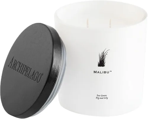 Miniatura 10 de Archipelago Botanicals Big Sur Luxe Candle Cedro de California, ámbar y almizcle Mezcla de cera de coco y mechas dobles Quema aproximadamente