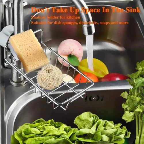 Miniatura 3 de 2 Piezas Estante De Ducha Inoxidable Para Barra De Ducha Estante Ducha Sin Tornillos Ajustable Para Baño/Cocina