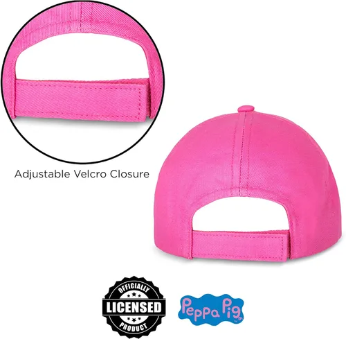 Miniatura 5 de Hasbro Gorra de béisbol para niñas, Peppa Pig ajustable, para niños de 2 a 4 años