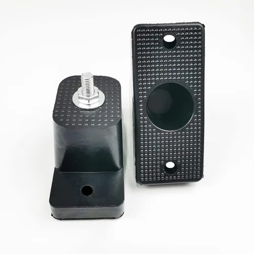 Miniatura 3 de Paquete de 4 soportes de montaje de aislamiento de vibraciones de goma y almohadillas de goma para montaje de aire acondicionado para unidades al
