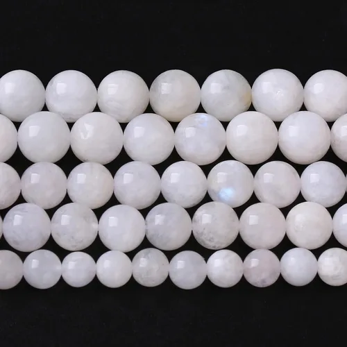Miniatura 102 de 4MM 86 piezas cuentas sueltas de calcedonia azul aguamarina para hacer joyas, pulseras, collares Aguamarina azul