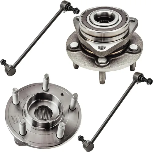 Miniatura 207 de Detroit Axle - Kit de nudillos de dirección delantera izquierda para Ford Edge Lincoln MKX 07-10, cojinete de rueda del lado del conductor, nudillo