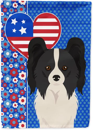 Miniatura 98 de Caroline's Treasures WDK5119GF - Bandera de jardín americana de Airedale Terrier de Estados Unidos, color negro y tostado, bandera decorativa