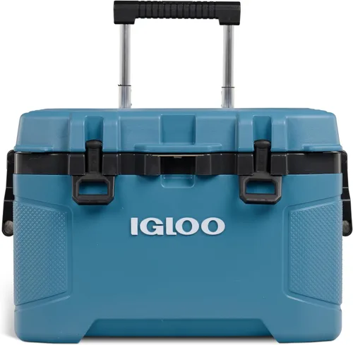 Miniatura 15 de Igloo Trailmate - Hielera con ruedas de 52 cuartos de galón, con carcasa dura aislada, color carbonita Carbonita 52Qt