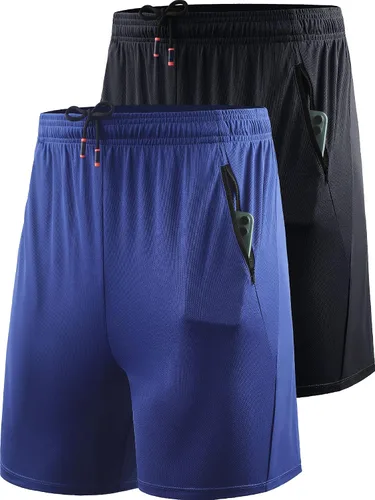 NELEUS Pantalones cortos de entrenamiento ligeros de 7 pulgadas con bolsillos para hombre