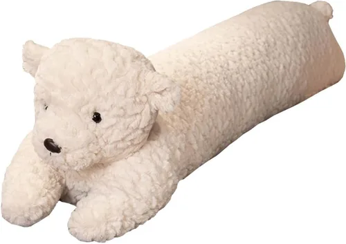 Miniatura 10 de Almohada de felpa de oso – Animal de peluche – Almohada de felpa larga de oso de 35 pulgadas – Regalo de cumpleaños, Navidad, Día de San Valentín