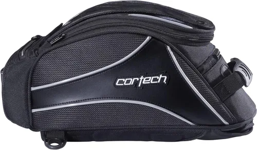 Bolsa de depósito para motocicleta, color negro, Cortech Super 2.0 magnética 12-Liter, talla única , Negro