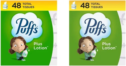 Miniatura 8 de Puffs Plus Lotion - Pañuelos faciales, cubo, 6 cajas (56 unidades cada una)