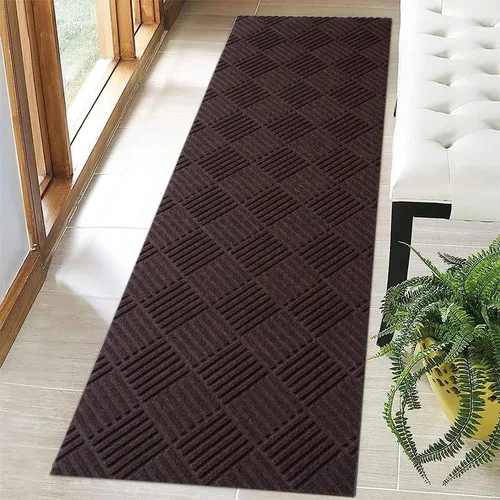ALTRUISTIC Alfombra antideslizante para pasillo, 2 x 6 pies, tamaño personalizado, tapete para puerta de interior y exterior, para piso, entrada,
