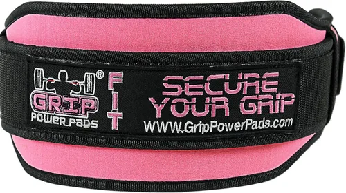 Miniatura 5 de Grip Power Pads Cinturón de levantamiento de pesas para mujer, gimnasio, fitness, sentadillas de culturismo, estocadas, peso muerto, levantamiento