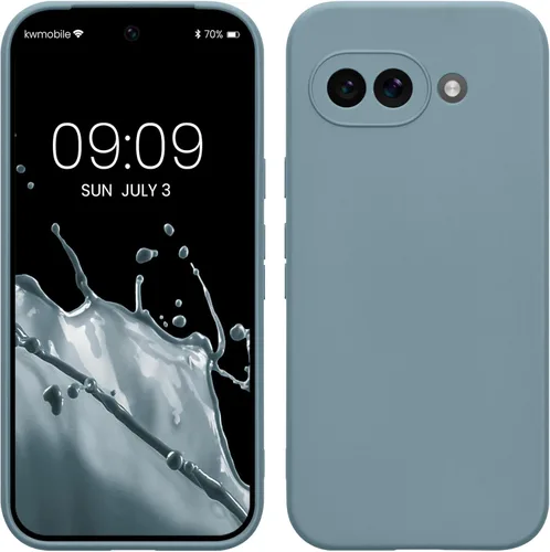 Miniatura 118 de kwmobile Funda compatible con Google Pixel 9 Pro - Funda protectora delgada de TPU para teléfono - Acabado mate suave - Negro mate