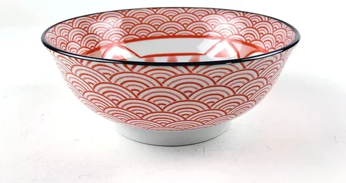 Miniatura 6 de JapanBargain 4694 - Juego de 2 cuencos de sopa y cucharas japonesas grandes de porcelana japonesa, cuencos de ramen con patrón de gato de la suerte