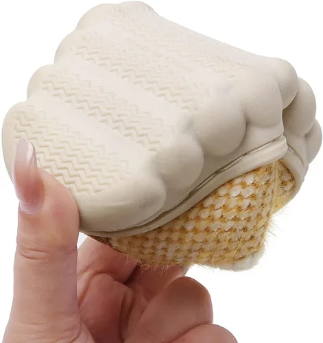 Miniatura 7 de WILLFUN Pantuflas de forro polar unisex para niños y niñas, zapatos cálidos de invierno para interiores y exteriores para niños pequeños