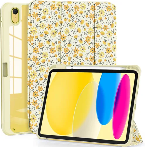 Miniatura 12 de OKP Funda para iPad de 11ª generación de 11 pulgadas (A16) 2025, para iPad de 10.9 pulgadas de 10.ª generación 2022, funda protectora delgada y Rosa