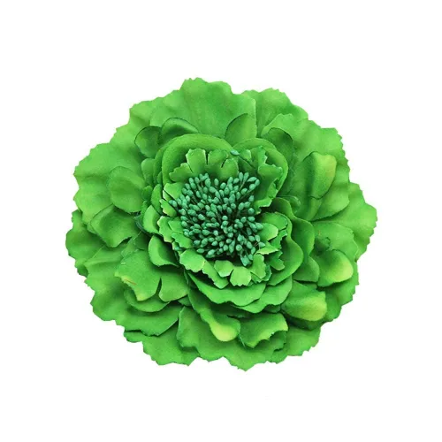 Miniatura 18 de Broche de flores de peonía bohemio para mujer, broche de flores para viajes, fiestas, festivales PF-11 (negro) (paquete de 1)