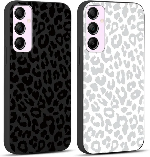 Miniatura 48 de 2 Pack Funda con lindo estampado de chita para Samsung Galaxy S22 Ultra 5G de 6.8", Fundas con patrón de leopardo de lujo, diseño de silicona suave