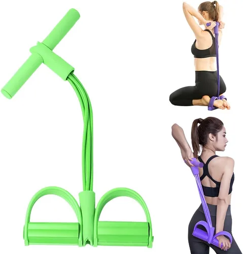 Miniatura 17 de Banda de resistencia elástica multifuncional para yoga, extractor de pedal de estiramiento mejorado 2026 con asas para entrenamiento de cuerpo