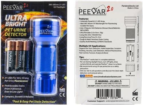 Miniatura 8 de Aurora - Pintura de 1.7 fl oz (brillo verde) con paquete de antorcha UV PeeDar 2.0.